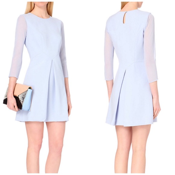 ted baker powder blue dress
